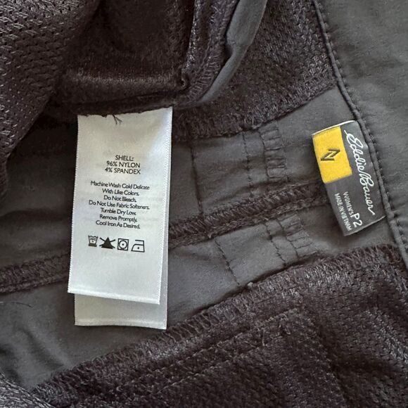 Eddie Bauer Horizon Collection Gray Hiking Capri Pants Size 2 Petite - Picture 11 of 14